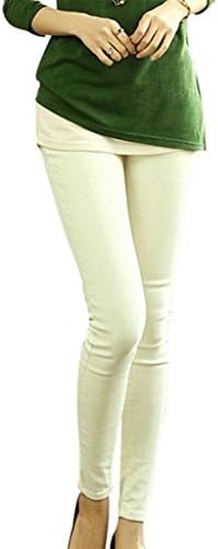 VENTELAN Women's Spring Autumn Slim Fit High Waist Pencil Leggings Slacks Pant