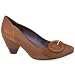 Schuh Pixie Buckle Shoe - 5 Uk - Tan - Leather