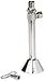 BrassCraft SCS40BX C 1/2" Nom Sweat Inlet x 3/8" O.D Comp Outlet Multi-Turn Angle Valve with 5" Ext & Bell Flange, Lock Shield and Key