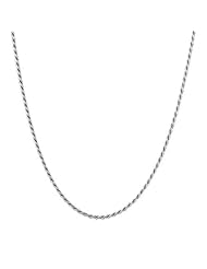 20" Rope Neck Chain in Sterling Silver