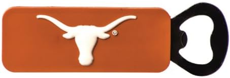 NCAA University Rubber Magnetic Bottle Opener (Texas Longhorns)