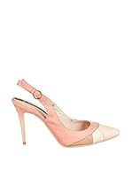 Elisabeth Zapatos de talón abierto Serpiente (Rosa)