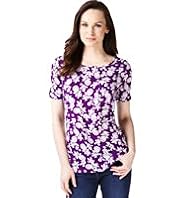 Round Neck Pineapple Print Shell Top