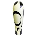 Ceramic Hand Painted Zebra Vase - Black / White