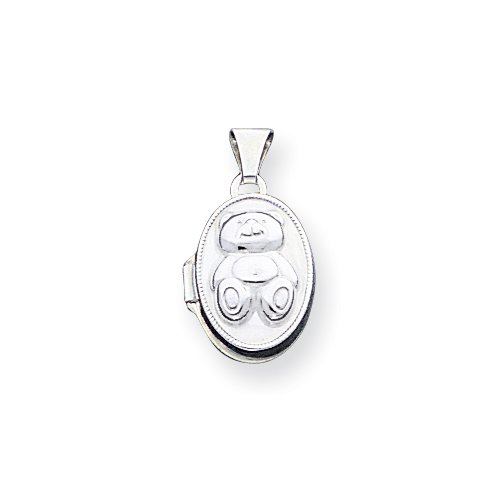 Sterling Silver Teddy Bear Locket