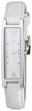 Joy Watches Rectangulares Tamano Stainless Steel Silver Dial White Diamonds Women's Watch