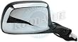 1992 Ford F-150 XLT Lariat Passenger Side Mirror Head Assembly - Power Paddle Design Black & Chrome