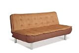 Review Furniture FX ULCHCA014 / Urban Lounge Chicago Convertible Sofa, Mocha Microsuede