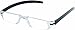 Zoom Eyeworks Unisex-Adult +3.00 Reading Glasses, Black