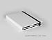 Grifiti Dootle Notebook Case for Apple iPad 2 and 3 Includes Classic Hard Back Book with White Exterior, Removable Custom Fit iPad Frame, Paper Writing Notepad Similar to Folios