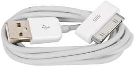 6 feet/2m USB Data Sync Cable -Extra Long White 6 Foot Iphone 3gs, 4, 4s / Ipad, Ipad 2 USB Charge and Sync Cable Cord
