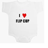 I Love Flip Cup Baby Ultrasoft Onesie