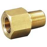 フローバル 黄銅製圧力計ソケット メネジ(PF)1/2×オネジ(PT)1/2 OJ-491
