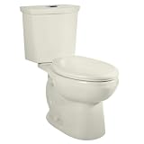 American Standard 2886.216.222 H2Option Siphonic Dual Flush Right Height Elongated Two-Piece Toilet, Linen