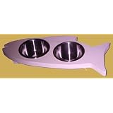 A Leg Up Cat Feeder-Whitewash by A Leg Up