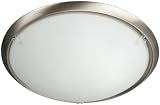 Massive 77050/15/17 Brushed Chrome Rim And Frosted Glass
