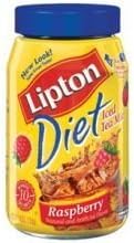 Lipton Diet Raspberry Iced Tea Mix Powder, 2.6 Ounce -- 4 per case. by Unilever Bestfoods