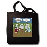 Londons Times Funny Music Cartoons Michael Jackson Collectible, Real Moonwalk Tote Bags Rich Diesslins Funny General Cartoons - Halloween - Zombies are Invited to Michael Jacksons Party - Tote Bags