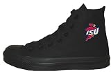 Converse Chuck Taylor All Star Hi Top Black Monochrome Iowa State University Logo Canvas