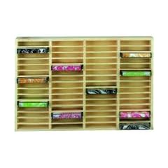 Kassetten Regal Kiefer / Holz-Cassettenregal f�r 60 MCs