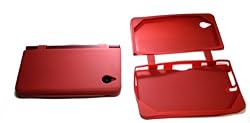 DSi XL Silicone Skin with Screen Protective Filter - Red