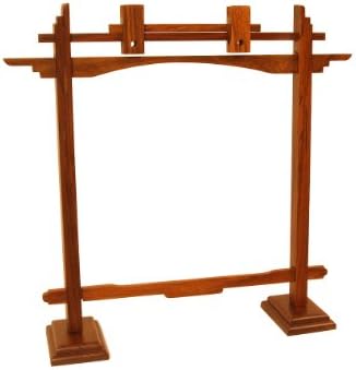 DOBANI Gong Stand, Rosewood, Pedestal, 10-Inch (Package Of 2)