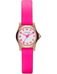 Marc By Marc Jacobs Henry Dinky Pink Leather Ladies Watch MBM1237