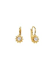 Gabriel & Co. - Childrens CZ April Birthstone Earrings