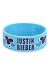 Justin Bieber Hearts Rubber Bracelet