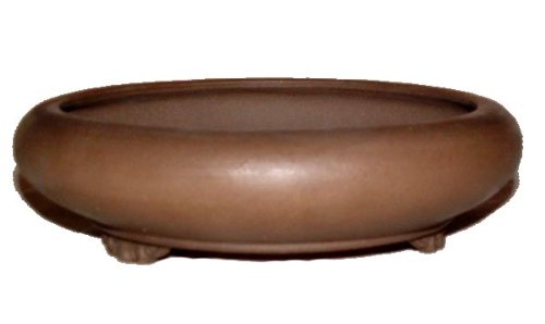 Round Tokoname Style Shohin Bonsai Pot