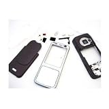 Electronics : TeckNet N73 Style-up Housing Fascia Cover for Nokia N73 - Silver and Black