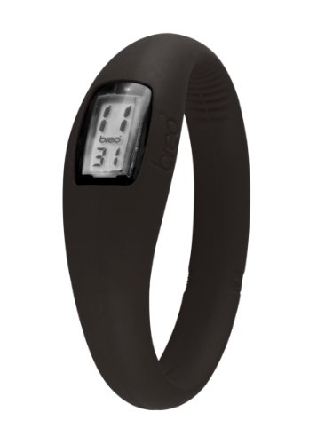 Breo Roam XL Unisex Rubber Black Digital Watch Black Large 18cm
