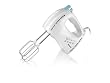 Philips HR1453/71 Handmixer mit 3 Geschwindigkeitsstufen und Turbofunktion / Knethaken aus rostfreiem Edelstahl / Kabelaufwicklung mit Clip / 175 Watt, wei�