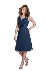 Tea Length Chiffon Homecoming Dress/Bridesmaid Dress 