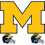 NCAA Michigan Wolverines - 3 Large UM Wall Accent Murals / Stickers