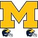 NCAA Michigan Wolverines - 3 Large UM Wall Accent Murals / Stickers