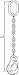 Pewag - 7G63SOS/5-5 ft. Oblong, Sling Hook Chain Sling, Grade 63 Stainless Steel, Number of Sling Legs: 1