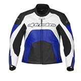 Alpinestars Womens Stella GP Plus Leather Motorcycle Jacket Blue 50