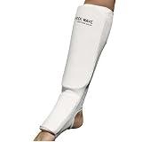 White Cloth Shin Instep Pads