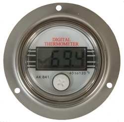 Industrial Grade 1EPF4 Panel Mount Thermometer, Digital
