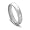 18k White Gold Flat Top Comfort Fit Women's Wedding Band with Beveled Edges, 5mm