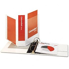 Cardinal 31330 - Nonstick ProVue Round Ring View Binder, 3 Capacity, White-CRD31330