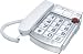jWIN JTP390WHT Big Button Corded Speakerphone with 13 Number Memory (White)
