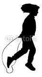 Wallmonkeys Peel and Stick Wall Decals - Exercise Silhouette - Removable Graphic