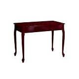Traditional Small Desk With Storage Drawer, STORAGE DRAWER, MAHOGANY