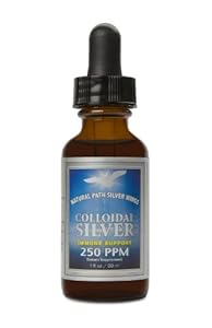 Natural Path Silver Wings Colloidal Silver Mineral Supplement, 250 Ppm, 1 Fluid Ounce