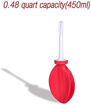 RVDKBULB Rubber Latex Feminine Douche Bag Syringe,Enema Bulb Syringe and easily packable for travel-16 Fl Oz Capacity