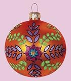 Flower Vines Ball 3 Ornament - set of 6