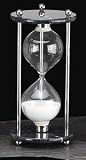 Thumbnail image for Executive Hour Glass Sand Timer Chrome Black Marble Base – 60 Minute