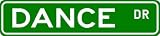 DANCE Street Name Sign ~ Family Lastname Sign ~ Gameroom, Basement, Garage Sign